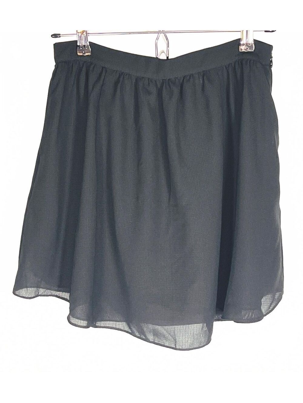 NWOT Kimchi Blue Urban Outfitters Black Chiffon Mini Skirt Coquette Aesthetic 4 - Picture 2 of 6